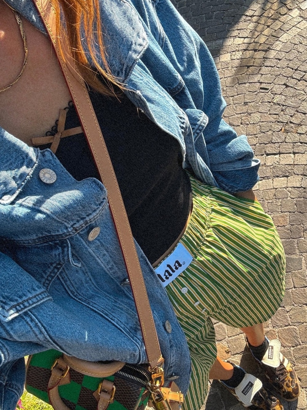 Dressed in Lala Citrus Stripe Boxer Shorts